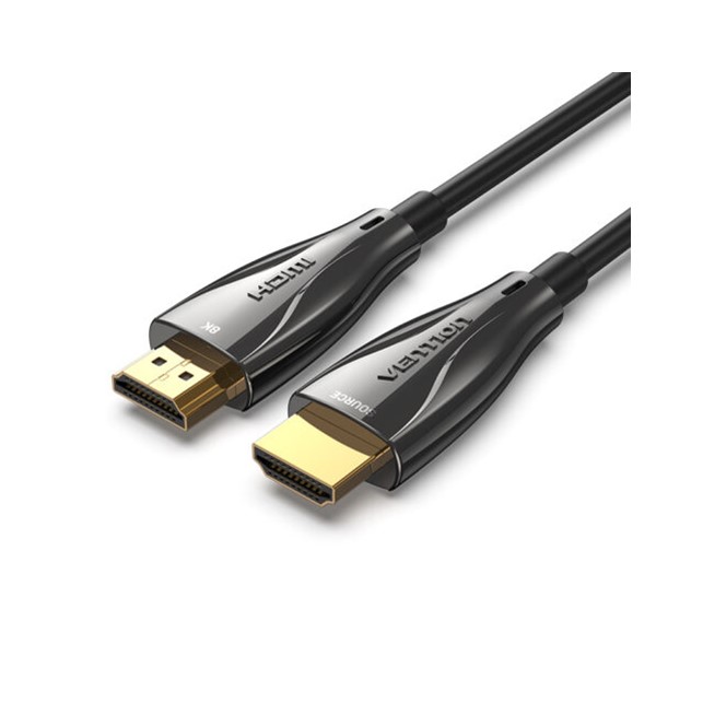 Optical HDMI Male to Male HD Cable 100M Black Zinc Alloy Type (ALABAD)