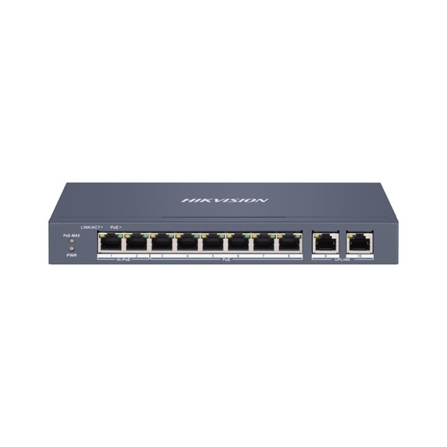 HikVision 8 Port Fast Ethernet Smart POE Switch (DS-3E1310HP-EI)