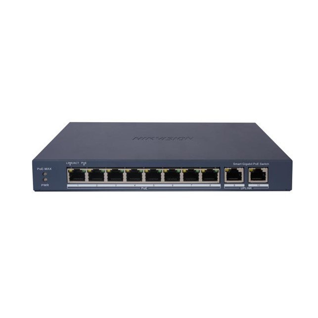 HikVision 8 Port Gigabit Smart POE Switch (DS-3E1510P-EI)