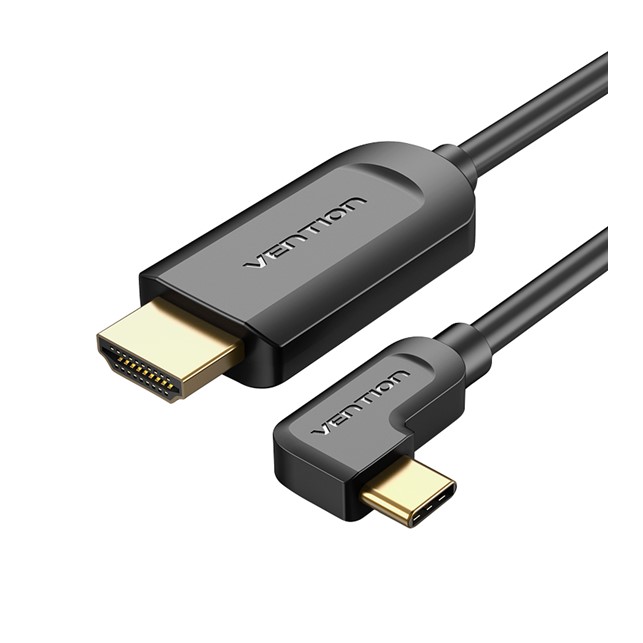 Vention Type-C to HDMI Cable Right Angle 1.5M Black (CGVBG)