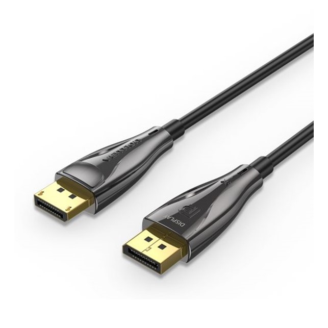 Vention Optical DP Male to Male HD Cable 8K 1.5M Black Zinc Alloy Type (HCBBG)