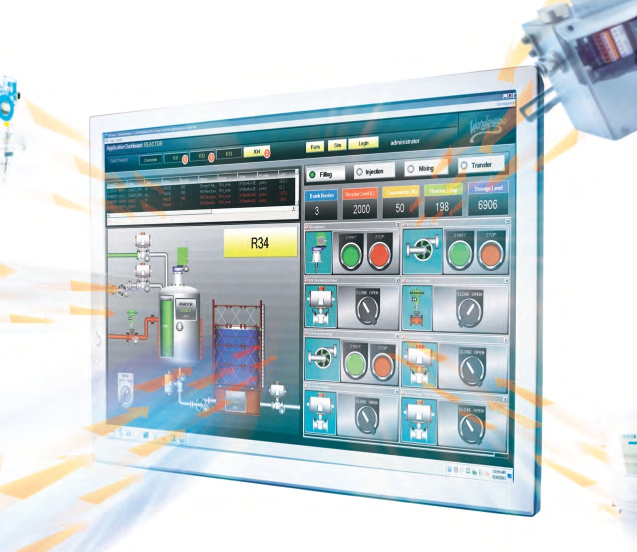 Configure Software Wonderware