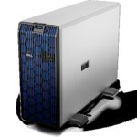 Server Dell PowerEdge T560, 1x Intel Xeon Silver 4510 2.4GHz 12C/24T, RAM 64GB (2x32GB RDIMM 5600MT/s), HDD 4TB 7.2K x4 + NVMe 800GB x2, PERC H755 + H965i, 1GbE Dual Port, PSU Redundant 1100W Titanium, iDRAC9 Enterprise, 3Y ProSupport